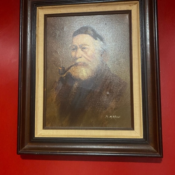 Old picture m marini painting - Picture 5 of 7